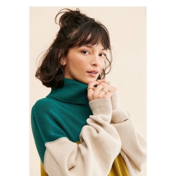 Free People Color Block Knit Tunic - Picture 2 of 10